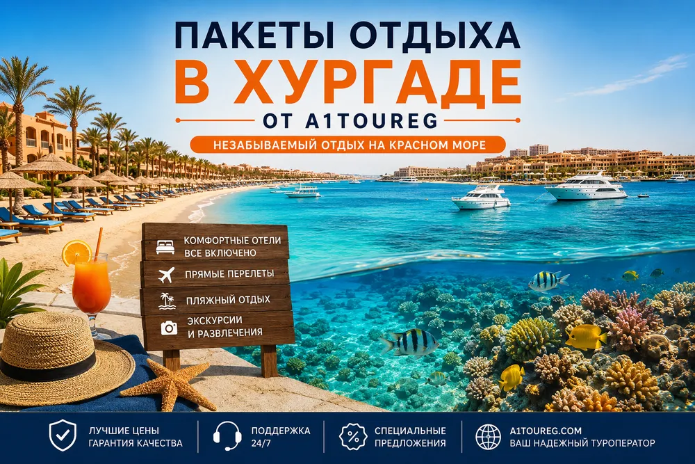 Пакеты отдыха в Хургаде 2026 от A1TOUREG | Туры на Красное море