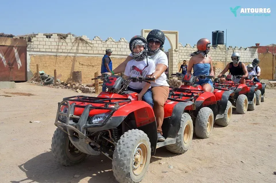 3 hour desert quad bike in hurghada desert