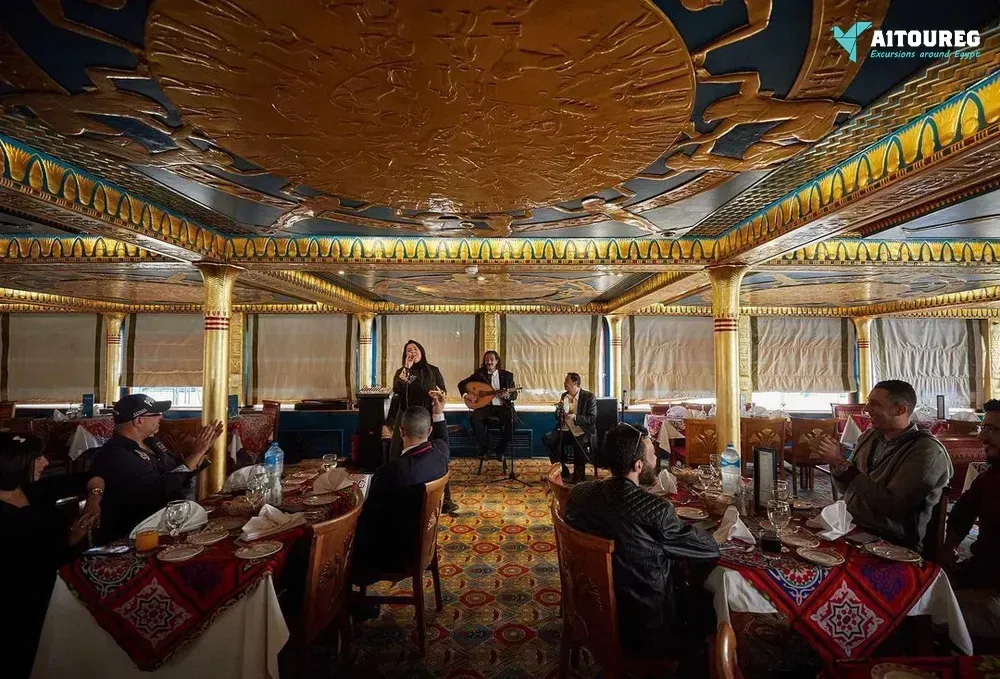 Cairo night dinner cruises on pharaos boat