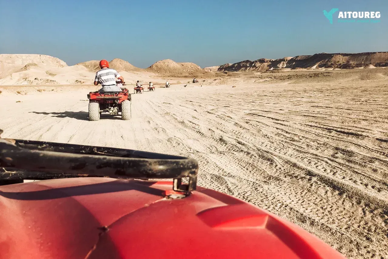 El gouna desert morning safari exciursion by quad bike