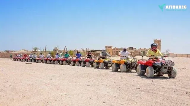 El gouna desert sunset safari trip by quad bike