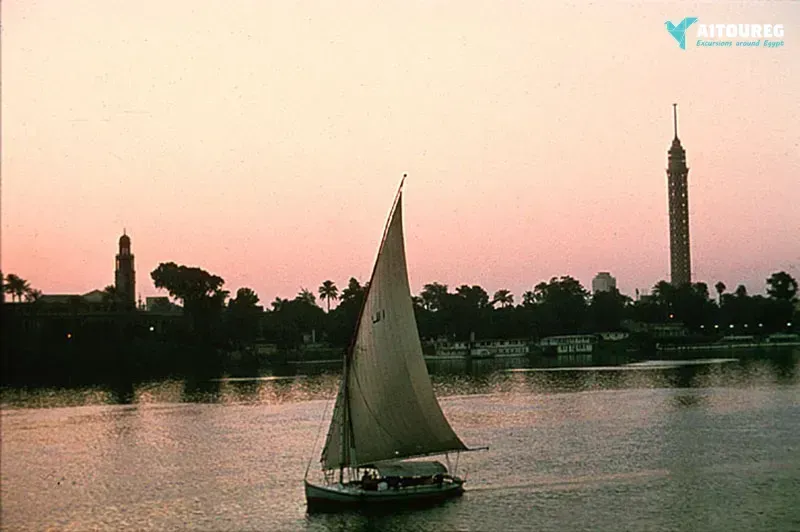 Felucca ride on the nile of cairo