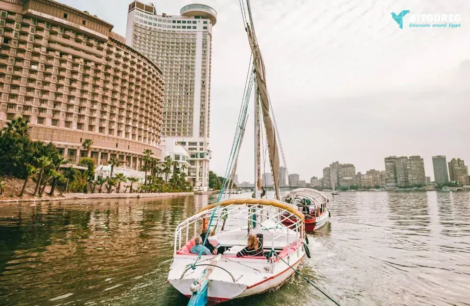Felucca ride on the nile of cairo