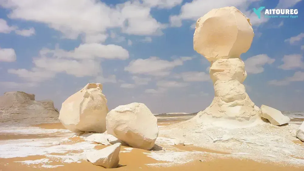 One night white desert and bahariya camping from cairo