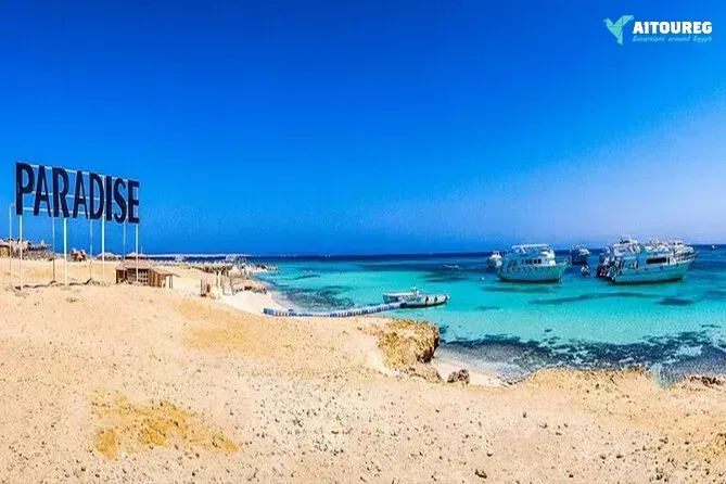 Paradise island snorkeling trip full day from sahel hashesh