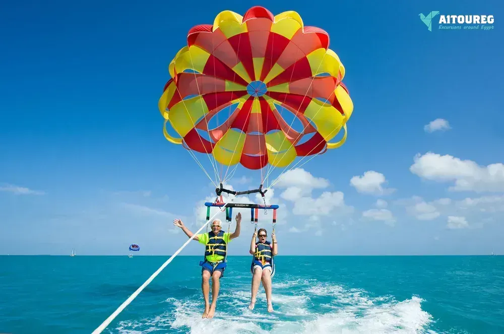 Parasailing excursions from sahel hashesh