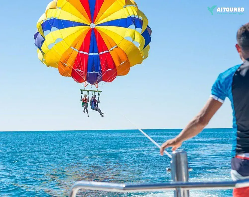Parasailing excursions from sahel hashesh