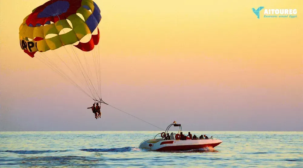 Parasailing in sharm el sheikh