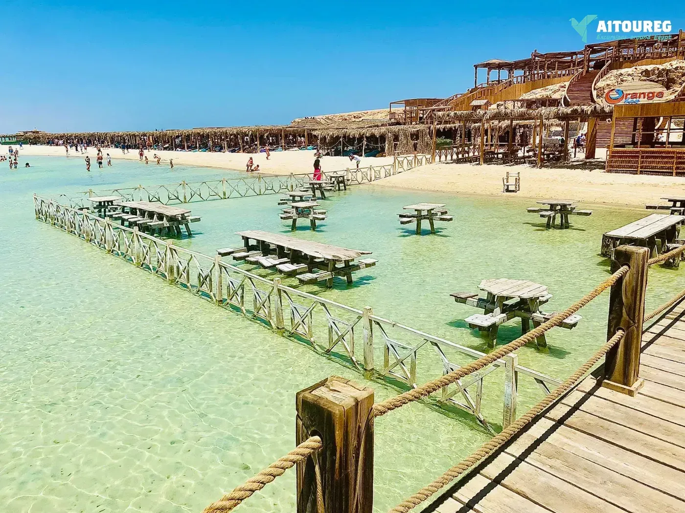 Private Boat Excursion to Orange Bay Island in Hurghada.