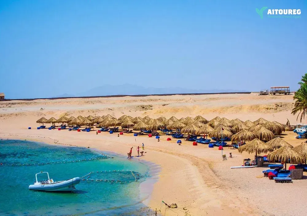 Private speedboat trip to mahmya island from sahel hashesh