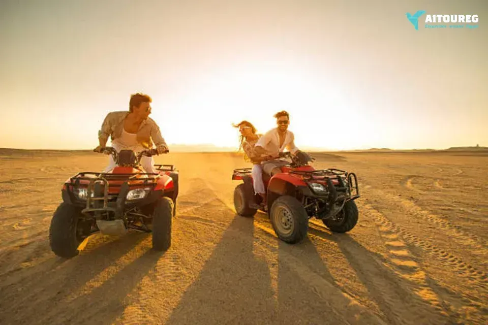 Sunset quad bike safari trip from sahel hashesh