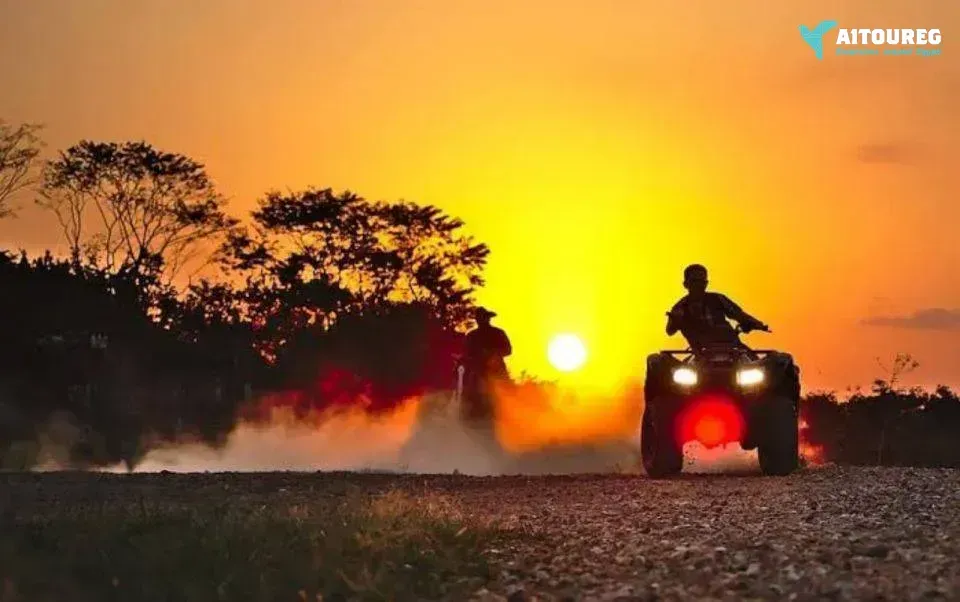 Sunset quad bike safari trip from sahel hashesh