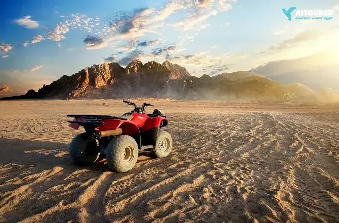 All-Inclusive Super Desert Safari Quad Tour from Hurghada: Experience Bedouin Culture, Camel Rides, and Sunset BBQ Dinner!