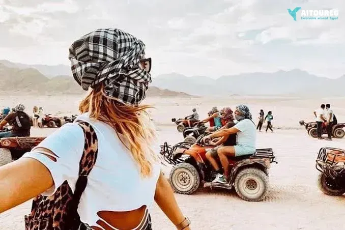 Super desert safari by quad from sahel hashesh