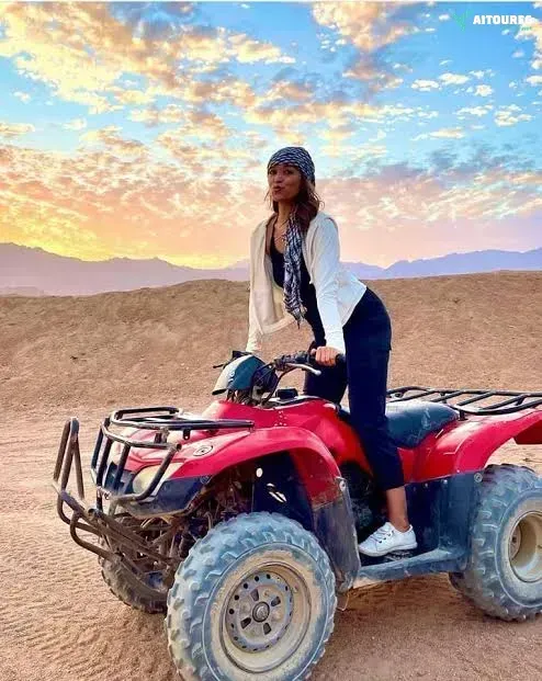 Super desert safari by quad from sahel hashesh