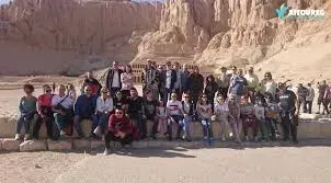 Luxor Stadtrundfahrt Hatschepsut Tempel Memnon Kolosse