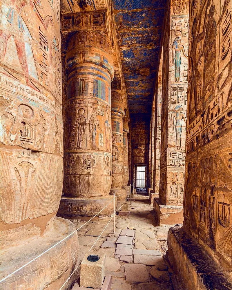 Tour to dendera and medinet habu
